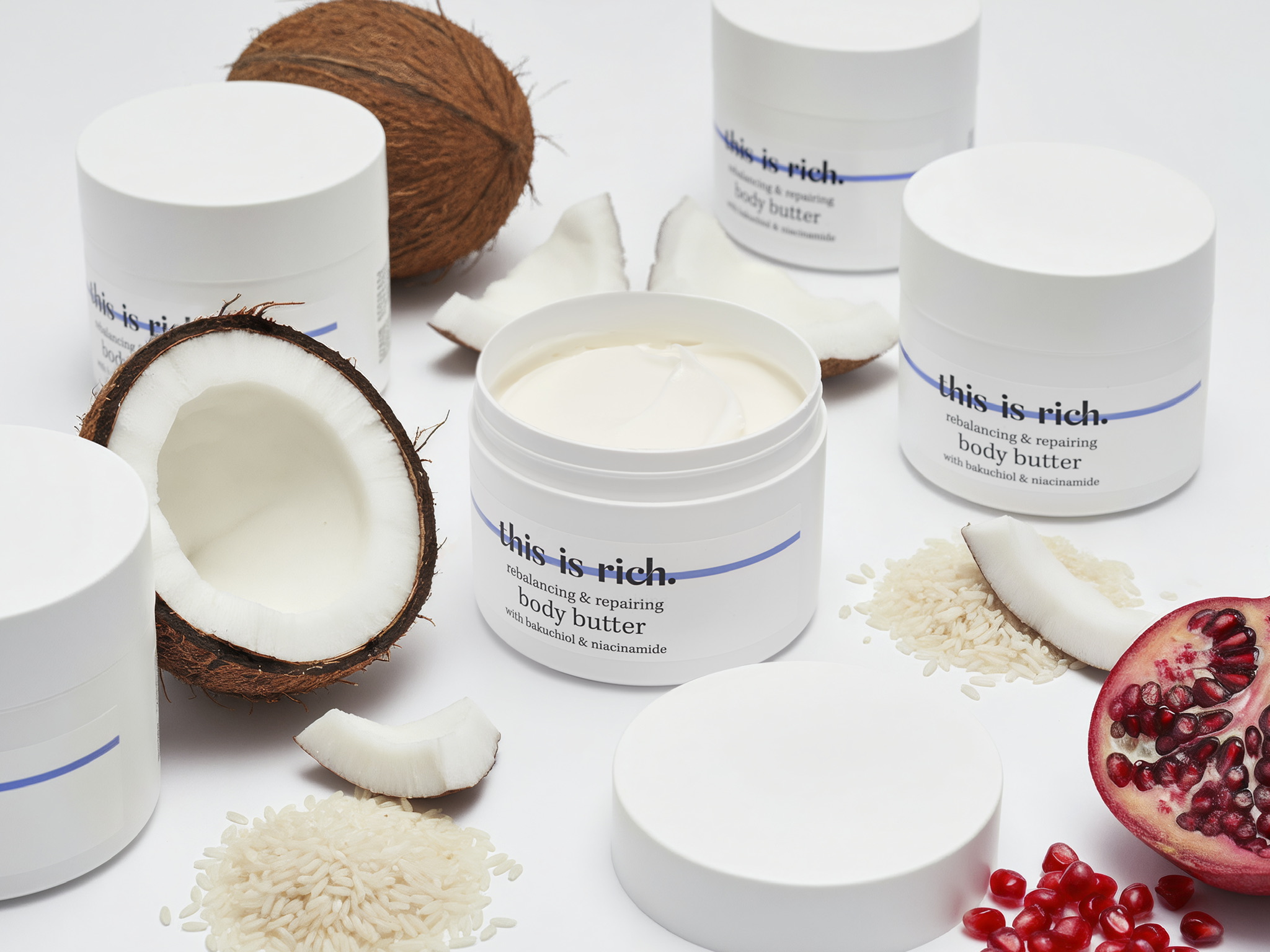 Duo Bodybutter en Bodyscrub (200 ml) met gratis fluffy toilettasje - Afbeelding 3